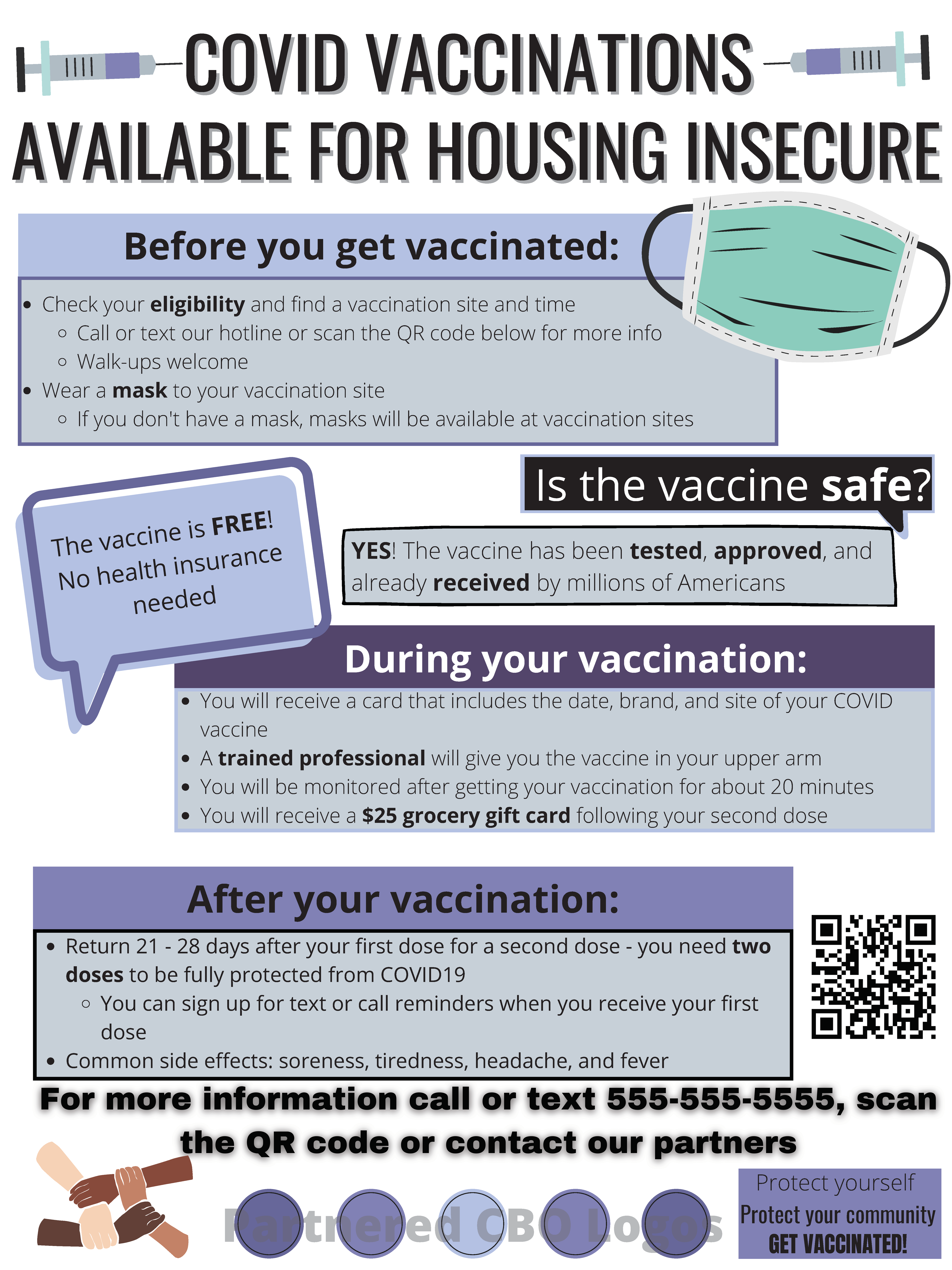 COVID vaccinations available for housing insecure